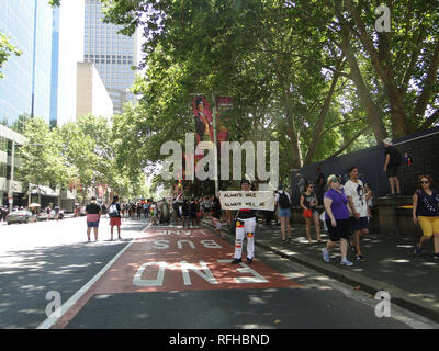 Invasion Tag Demonstrationen Sydney, Australien 2019 Stockfoto