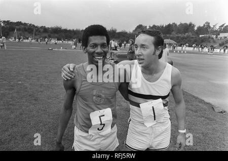 Atletiekinterland Nederland, Germany B, Belgie op Papendal Raymond Heerenveen, Bestanddeelnr 927-3807. Stockfoto