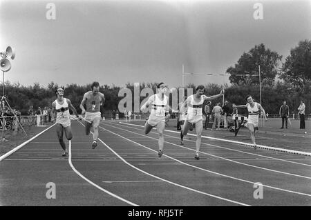 Atletiekinterland Nederland, Germany B, Belgie op Papendal, Bestanddeelnr 927-3808. Stockfoto