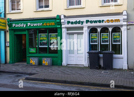 Paddypower Wetten shop Front in Bandon West Cork Irland Stockfoto