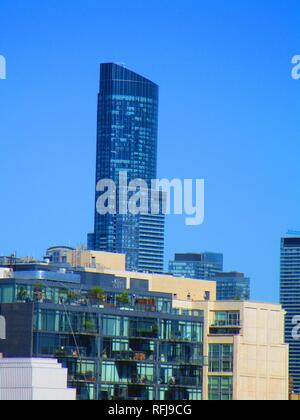 Aura, auf die Skyline von Toronto 2017 06 07-b (35174952966). Stockfoto