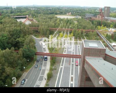 Aussicht Plattform Zeche Zollverein Essen vom 24 08 2012 Nr 5. Stockfoto