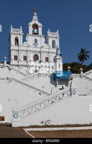 Unsere Liebe Frau von der Unbefleckten Empfängnis Kirche, Goa, Indien Stockfoto