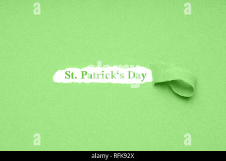 St. Patrick's Day gefeiert wird am 17. März Stockfoto