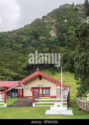 Hinerupe Marae, Te Araroa, East Cape, Neuseeland Stockfoto