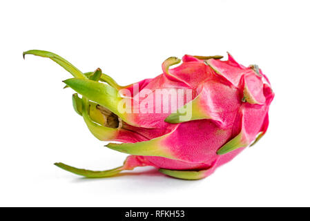 Dragon Obst (pitaya, pitahaya) auf weißem Hintergrund Stockfoto