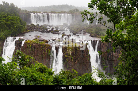 Die Iguazu Wasserfälle Stockfoto
