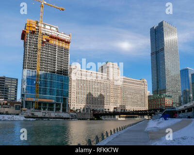 Der Merchandise Mart in Chicago, Illinois. Stockfoto