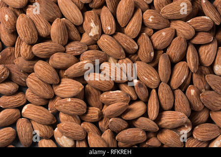 Geschälte Mandeln Closeup. Für Vegetarier. Stockfoto