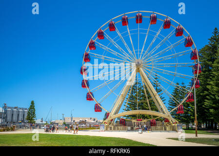 Riesenrad in Fremantle, Perth, Australien Stockfoto