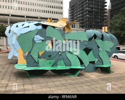 Baltimore Bund (1978, George Sugarman), E.A. Garmatz Federal Building, 101 W. Lombard Street, Baltimore, MD 21201 (35410294616). Stockfoto