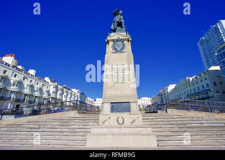 Regency Square & South African War Memorial, Brighton, East Sussex, England. Stockfoto