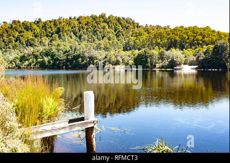 Corinna Fähre, Tasmanien, Australien Stockfoto