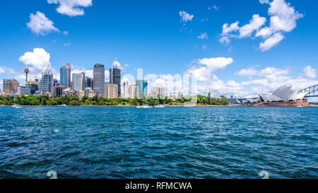 23. Dezember 2018, Sydney, Australien: Sydney Skyline und das Opernhaus von Sydney Skyline Panorama in NSW Australien Stockfoto