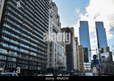 Eine Aufzeichnung - Zerbrechen von $ 238 Mio. Kauf eines Manhattan Penthouse mit 220 Central Park South kam an den Händen der Milliardär und Zitadelle Hedge Fonds f Stockfoto