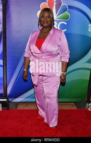 Retta besucht von NBC New York Mitte der Saison drücken Sie Quark im Four Seasons Hotel New York am Januar 24, 2019 in New York City. Stockfoto