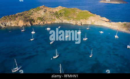 Anse ein Colombier, Saint Barthélemy oder St Barths oder St Barts, Karibik Stockfoto