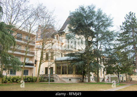 Das Institut Lumière, Museum Louis Lumière, äußeren Gebäude, Lyon, Frankreich Stockfoto