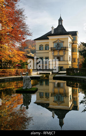 Sommer Palast Hellbrunn in Salzburg, Österreich Stockfoto