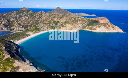 Anse de Grande physiologischer Kochsalzlösung oder Salines Strand, Saint Barthélemy oder St Barths oder St Barts, Karibik Stockfoto