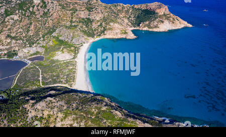 Anse de Grande physiologischer Kochsalzlösung oder Salines Strand, Saint Barthélemy oder St Barths oder St Barts, Karibik Stockfoto