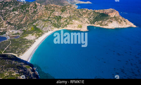 Anse de Grande physiologischer Kochsalzlösung oder Salines Strand, Saint Barthélemy oder St Barths oder St Barts, Karibik Stockfoto