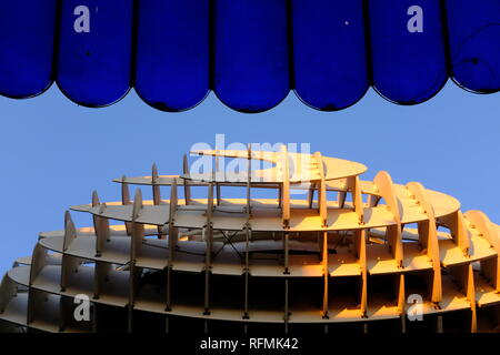 Metropol Parasol Pilze Vordach Las Setas de la Encarnación Sevilla Spanien Stockfoto