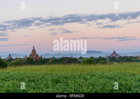 Bagan - alte Hauptstadt von Myanmar Stockfoto