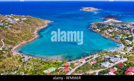 Marigot Beach, Saint Barthélemy oder St Barths oder St Barts, Karibik Stockfoto