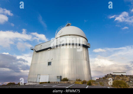 La Silla Europäische Südsternwarte, im Norden von Chile. Einer der ersten astronomischen Observatorien Planeten anderer Sterne zu sehen. Atacamawüste Stockfoto