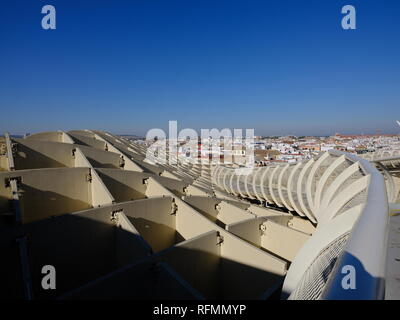 Metropol Parasol Pilze Vordach Las Setas de la Encarnación Sevilla Spanien Stockfoto