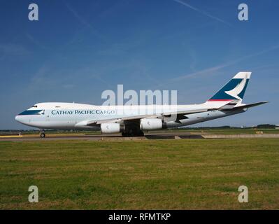 B-HUP Cathay Pacific Boeing 747-467 F-cn30805 pic 6. Stockfoto