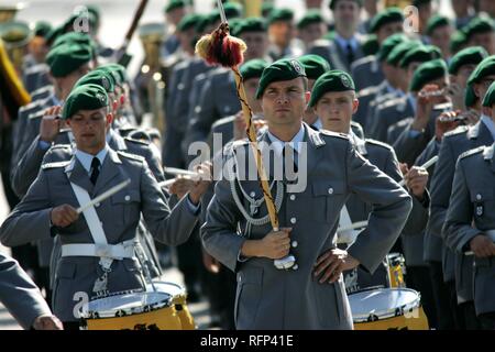 Wachbataillon (wachbataillon) der Deutschen Bundeswehr, Flughafen Köln-Bonn, Nordrhein Westfalen, Deutschland Stockfoto