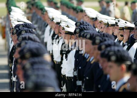 Wachbataillon (wachbataillon) der Deutschen Bundeswehr, Flughafen Köln-Bonn, Nordrhein Westfalen, Deutschland Stockfoto