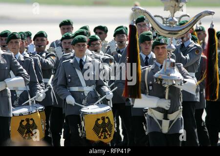 Wachbataillon (wachbataillon) der Deutschen Bundeswehr, Flughafen Köln-Bonn, Nordrhein Westfalen, Deutschland Stockfoto