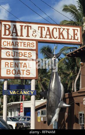 Eldorado für Deep-sea Angler, Islamorada, Florida Keys, Florida, USA Stockfoto