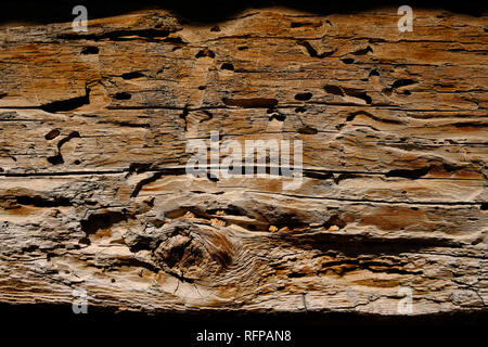 Verschiedene Formen auf alten Platten gebildet Erstellen interessante Bilder Stockfoto