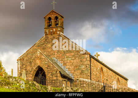 Pfarrkirche St. Jakobus, Buttermere, Lake District, Cumbria Stockfoto