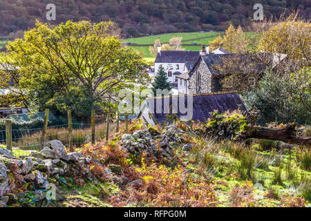 Das Dorf Buttermere, Lake District, Cumbria Stockfoto