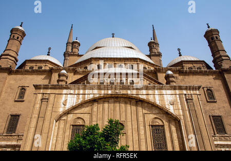 Die großen Muhammad Ali Alabaster Moschee Zitadelle von Kairo, Ägypten. Stockfoto