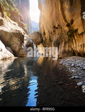 Tolle Aussicht von Goynuk Canyon, Antalia, Türkei. Landschaftsfotografie Stockfoto