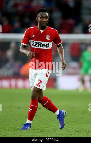 Middlesbrough ist John Obi Mikel während der FA Cup in die vierte Runde im Riverside Stadium, Middlesbrough. Stockfoto