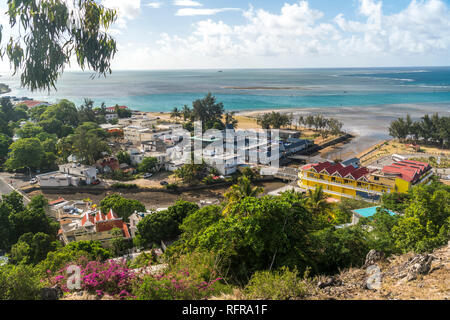 Hauptstadt Port Mathurin, Insel Rodrigues, Mauritius | Port Mathurin, Insel Rodrigues, Mauritius, Afrika Stockfoto