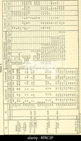 . Der Carnegie Institution in Washington Publikation. 96 Der Mechanismus op Evolution in Leptinotaesa. Bitte beachten Sie, dass diese Bilder sind von der gescannten Seite Bilder, die digital für die Lesbarkeit verbessert haben mögen - Färbung und Aussehen dieser Abbildungen können nicht perfekt dem Original ähneln. extrahiert. Der Carnegie Institution in Washington. Washington, der Carnegie Institution in Washington Stockfoto