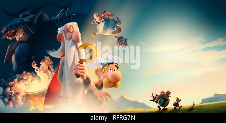 Original Film Titel: ASTÉRIX: LE SECRET DE LA POTION MAGIQUE. Englischer Titel: ASTERIX: DAS GEHEIMNIS DER ZAUBERTRANK. Jahr: 2018. Regie: Alexandre Astier; LOUIS CLICHY. Credit: M6/M6/M6 Films/Les Editions Albert René/Mikro/Album Stockfoto