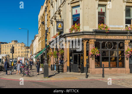 Die zehn Glocken Pub in Spitalfields, London, England, Vereinigtes Königreich, Europa Stockfoto