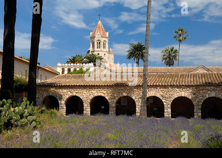 Abtei Kloster Lérins Île Saint Honorat Stockfoto