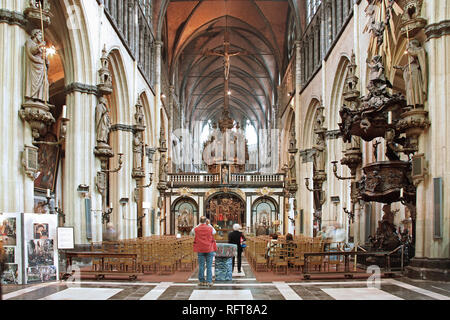 Kirche Notre Dame, Brügge, Flandern, Westflandern, Belgien, Europa Stockfoto