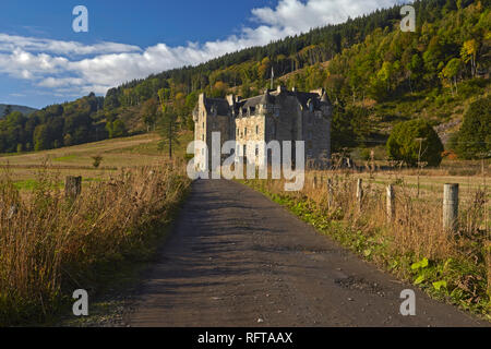 Castle Menzies, der Stammsitz des Clan Menzies, Weem, in der Nähe von Aberfeldy, Perthshire, Schottland, Großbritannien, Europa Stockfoto