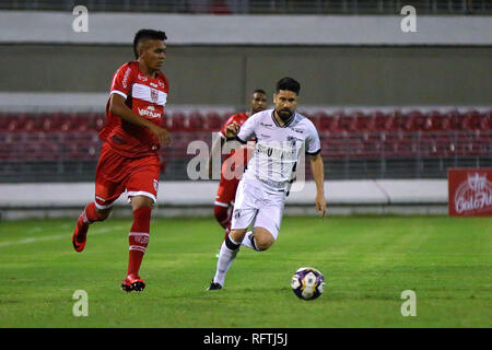 AL-Maceio - 01/26/2019 - Nordosten Cup 2019, CRB x Cear - Igor CRB-Player beim Spiel gegen Ceara im King Pele Stadion für die Meisterschaft Nordosten Cup 2019. Foto: Itawi Albuquerque/AGIF Stockfoto